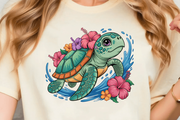 Bringing Ocean Vibes to Life with a High-Resolution Sea Turtle PNG