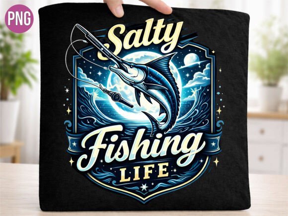 Embracing the Salty Fishing Life Ocean Sea PNG for Modern Creative Projects