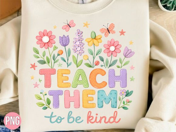 Evaluating the Teach Them to Be Kind Floral Teacher PNG for Creative Projects