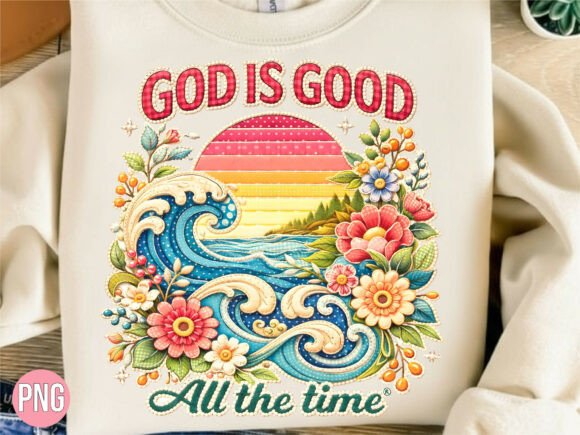 Integrating Faith and Creativity: A Guide to the God is Good All the Time Ocean PNG