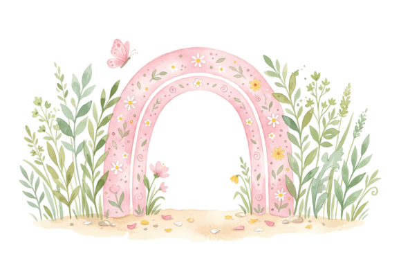 Magical Fairy Door PNG & Garden Cut Files